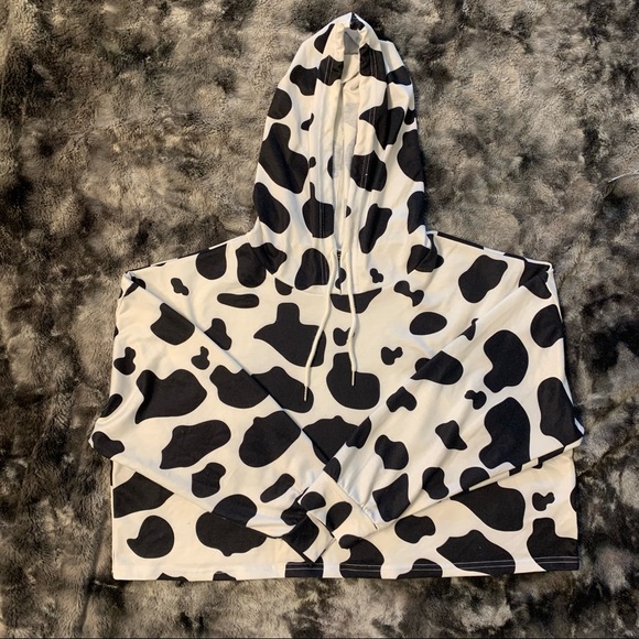 Cow Crop Hoodie - Picture 2 of 5
